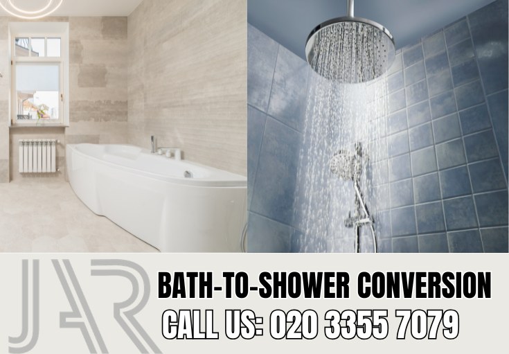 Bath to Shower Conversion by Eastfinchley Bathroom Fitters