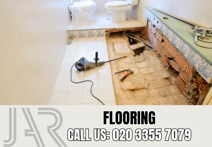 Bathroom Flooring Installation by Eastfinchley Bathroom Fitters